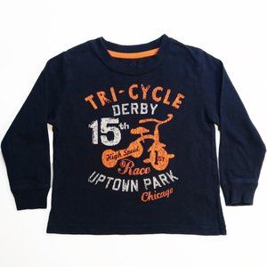 Brand Unknown Toddler Size Navy Long Sleeeve T-Shirt US Size Unknown 18-24M?